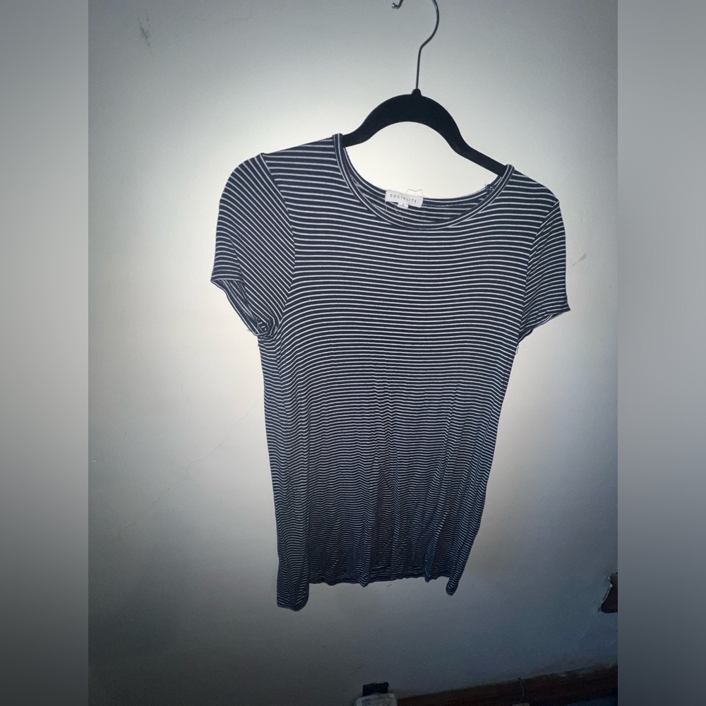 Socialite striped T-shirt dress size small